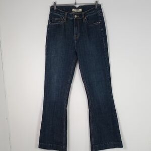 Rock & Roll High Rise Trouser Flare Leg Denim Jeans Size W29 L34